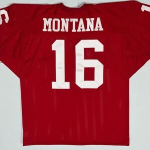 New Vintage San Francisco 49ers Niners Joe Montana Jersey 90s 52 2Xl